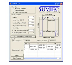 SUM-FILTERのGUI画面